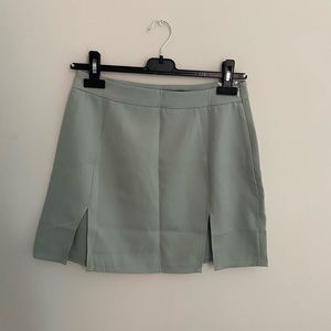 Mint Split Skirt